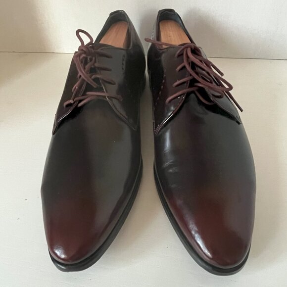 Oliver Sweeney Men's Bramford 2 Leather Lace-Up Formal Shoes – Dark Brown – Size - Picture 4 of 7